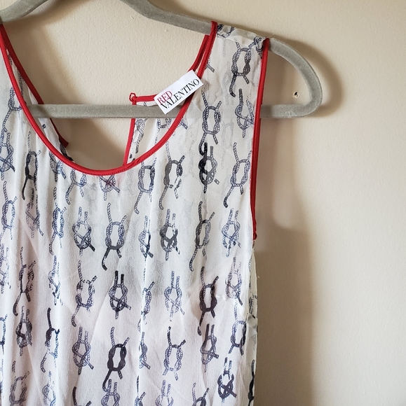 Red Valentino Nautical Knots dress size 38 - Picture 5 of 8